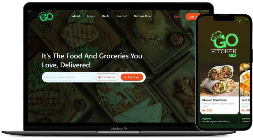 web screen